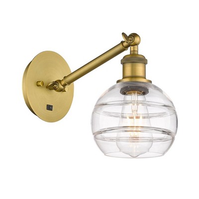 Rochester - 1 Light Arm Adjusts Up and Down Wall Sconce In Industrial Style-7.88 Inches Tall and 5.88 Inches Wide