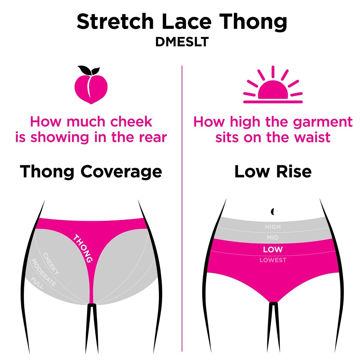 All-Over Lace Thong - thumbnail 3