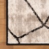 Contemporary Modern Geometric Cobblestone Indoor Runner or Area Rug by Blue Nile Mills - 4 of 4