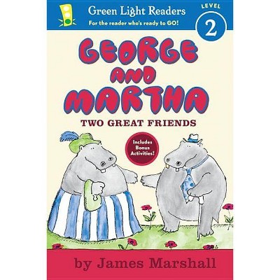 George and Martha: Two Great Friends - (Green Light Readers Level 2) by  James Marshall (Paperback)