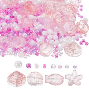 Unique Bargains Jewelry Making Craft Embellishments Ocean Animal Glass Beads - 1 of 4