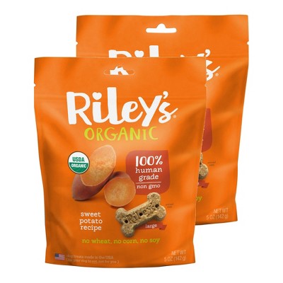 Riley's Organics Sweet Potato Large Bone Dog Treats