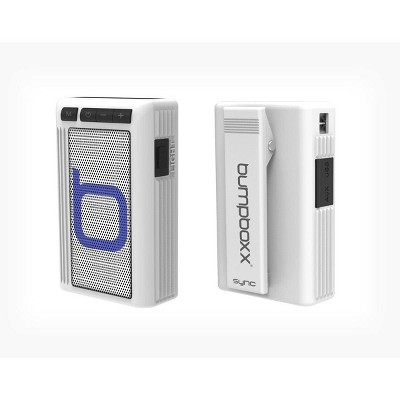 Bumpboxx Retro Pager Beeper | Outdoor Portable Bluetooth Speaker  - White - Manufacturer Refurbished