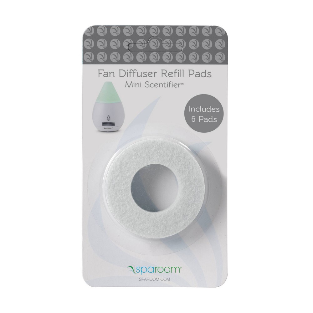 Photos - Air Freshener Mini Scentifier Refill Pads 6pk - SpaRoom: Polyester Cotton Diffuser Filte