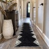 World Rug Gallery Geometric Shag Rug – Soft & Stylish – Anthracite Dark Gray – Medium Pile, Easy to Clean - 2 of 4