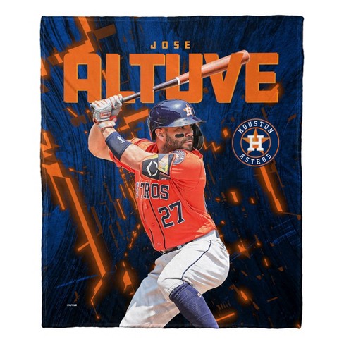 50x60 Mlb Houston Astros Jose Altuve Silk Touch Throw Blanket : Target