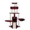Armarkat Classic Real Wood Cat Tree With Multiple Features, Jackson Galaxy Approved, Four Levels With Rope, Basket, Ramp, Perch, and Condo - 2 of 4