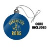 University of Missouri - Kansas City Kangaroos Logo Acrylic Christmas Tree Holiday Ornament - 3 of 4