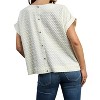 Women's Jacquard Back Buttons Top - umgee - 2 of 3