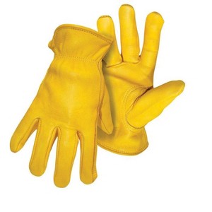 Boss Men's Indoor/Outdoor Driver Gloves Yellow L 1 pair - 1 of 1