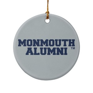 Monmouth University Official Hawks Alumn Porcelain Holiday Christmas Tree Ornament - 1 of 4