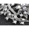 Anna-Kaci Flower Leaf Royal Bouquet Clear AB Crystal Rhinestone Wreath Holiday Pin Brooch - 2 of 4