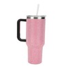 Pink Rhinestone 40 Oz. Stainless Steel Tumbler - 2 of 4