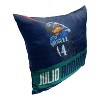 18"x18" MLB Seattle Mariners 23 Julio Rodriguez Player Printed Throw Decorative Pillow - 4 of 4