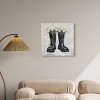 Art Remedy Rainboots and Daisies Chic Farmhouse Wall Art Unframed - 2 of 4