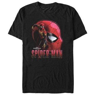 Juniors Womens Marvel Spider-Man: No Way Home Profile T-Shirt - Black - X  Large
