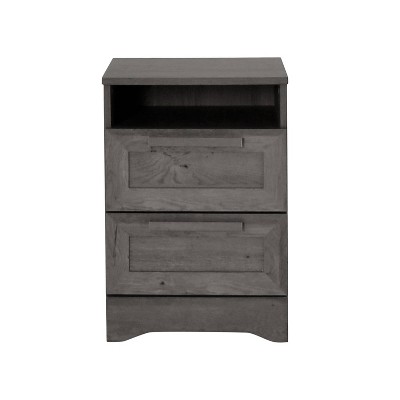 Christopher Knight Home Danbury Rustic 2 Drawer Nightstand Gray Maple
