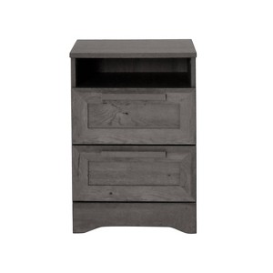 Christopher Knight Home Danbury Rustic 2 Drawer Nightstand Gray Maple - 1 of 4