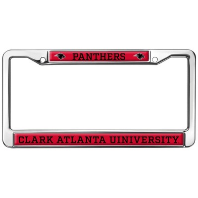 Clark Atlanta University Mascot Full Size Standard License Plate Metal Frame