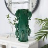 LuxenHome Marine Green Ceramic Fish 15.6-Inch Tall Vase - 3 of 4