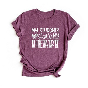 Simply Sage Market Women's My Students Stole My Heart Short Sleeve Graphic Tee - 1 of 4