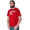 Xmas Bearded and Jolly Hashtag Santa Mens Graphic T Shirt Tees Brisco Brands - 4 of 4