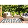 Courtyard CY6062 UV & Stain Resistant Non-Shedding Power Loomed Indoor/Outdoor Rugs - Safavieh - 4 of 4