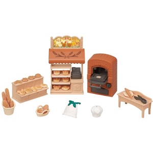 Calico Critters Bakery Shop Starter Set, Dollhouse Playset with Furniture and Accessories - 1 of 4