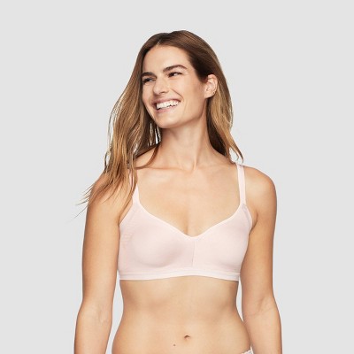 Simply Perfect By Warner's Women's Underarm Smoothing Seamless Wireless Bra  - Rosewater Xl : Target