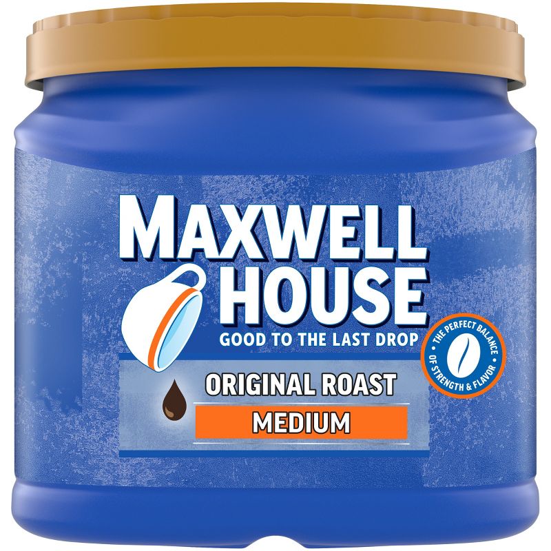 Maxwell House Original Medium Roast Ground Coffee - 30.6oz, 1 of 13