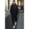 Dalix Alien Embroidery Sweatsuit Set Hoodie Jogger Soft Fleece Relaxed Fit Lounge Mens - 3 of 4