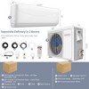 Costway 24000 BTU Mini Split Air Conditioner & Heater Ductless 18.5 SEER2 1500 Sq. Ft - 3 of 4