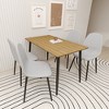 5-Piece Dining Set with Rectangular Table and 4 Chairs for Kitchen, Dining Room - 3 of 4