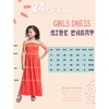 24seven Comfort Apparel Girls Solid Color Strapless Tube Maxi Dress - 4 of 4