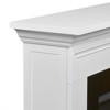 Cleo Landscape Electric Fireplace in White by Real Flame - 4 of 4