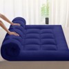Okak Modern Cotton Deep Topper Tufted Mattress Pad for Comfy Sleep,Overfilled Bed Mattresses Protective Pad - 4 of 4