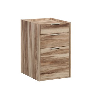 File Pedestal, Acacia Wood finish - 1 of 1