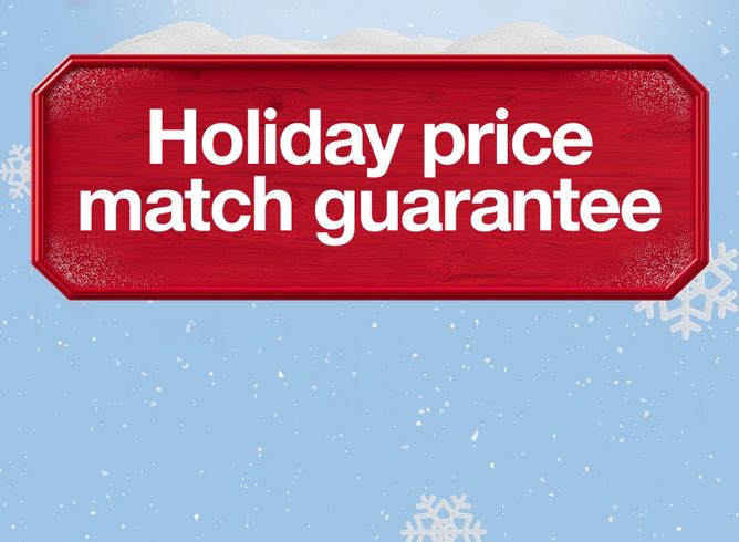 Holiday price match guarantee