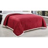 Sheridan Plush and Extra Comfy Chevron Braided Microplush Jacquard Faux Shearling Blanket - 3 of 4