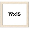 PosterPalooza | 17x15 Wide Barnwood Picture Frame, UV Acrylic, 6 Finishes - Grey, Brown, White, and Black - 2 of 4