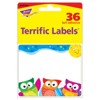TREND Owl-Stars! Terrific Name Tag/Labels, 36 Per Pack, 6 Packs - 2 of 3