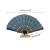 Unique Bargains Sequins Folding Fan 1 Pc - 2 of 4