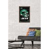 Trends International NFL New York Jets - Neon Helmet 24 Framed Wall Poster Prints - 2 of 4