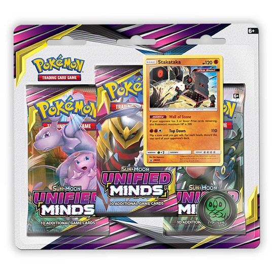 Buy Pokémon Trading Card Game Sun Moon S11 3 Pack Blister Featuring Stakataka Kids Unisex For Usd 1299 Toysrus