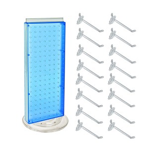 Azar Displays Revolving Pegboard Counter Display with Hooks - 1 of 4