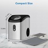 Portable Ice Maker Countertop 33lbs/24H Chewable Ice Machine Self-Cleaning - 2 of 4