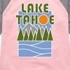 Girls' - Instant Message - Lake Tahoe Shirt Tail Raglan Graphic T-shirt - 2 of 4