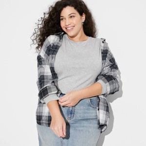 Women's Long Sleeve Base Layer T-Shirt - Wild Fable™ - 1 of 3