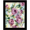 HomeRoots Abstract Floral Black Framed Print Wall Art - 4 of 4