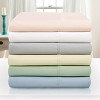 1000 Thread Count Lyocell-Blend Solid Deep Pocket Luxury Bed Sheet Set by Blue Nile Mills - 3 of 4